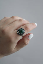 Load image into Gallery viewer, Size 7.25 Malachite Ring