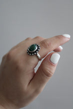 Load image into Gallery viewer, Size 7.25 Malachite Ring