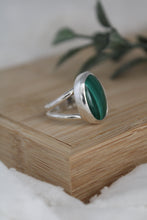 Load image into Gallery viewer, Size 6.5 Malachite Ring