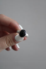 Load image into Gallery viewer, Sterling Silver Onyx Ring (Custom Made)