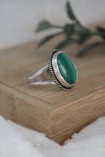 Load image into Gallery viewer, Size 9 Malachite Ring
