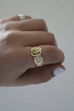 Load image into Gallery viewer, Gold Rose Spoon Ring