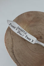 Load image into Gallery viewer, Custom Text Spoon Ring | Any Size