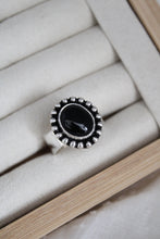Load image into Gallery viewer, Size 8.5 Onyx Ring
