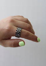 Load image into Gallery viewer, Spoon Ring | Checkers
