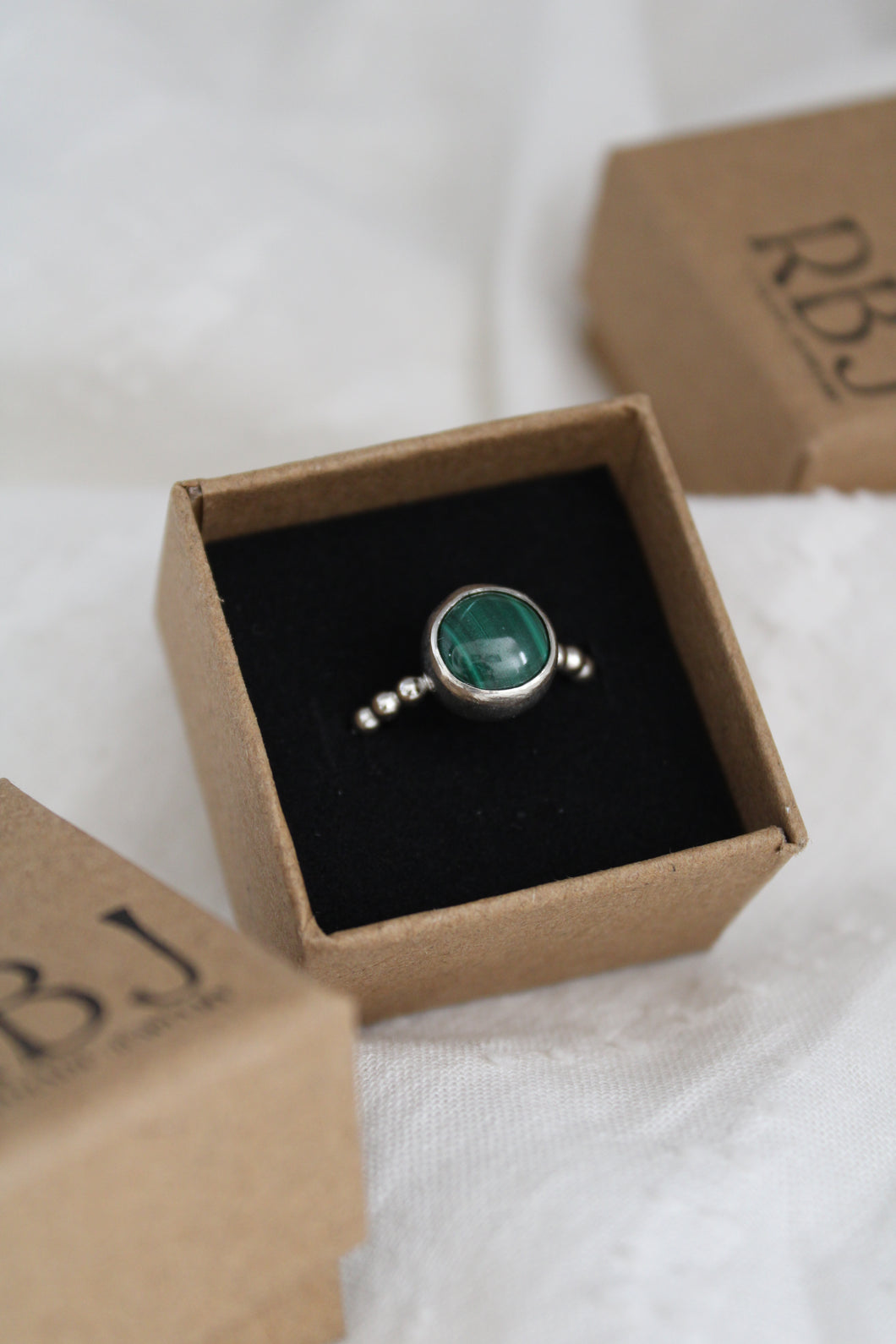 Size 7 Malachite Ring