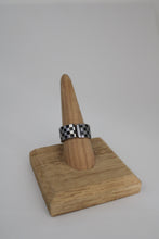 Load image into Gallery viewer, Spoon Ring | Checkers
