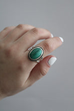 Load image into Gallery viewer, Size 9 Malachite Ring
