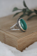 Load image into Gallery viewer, Size 9 Malachite Ring
