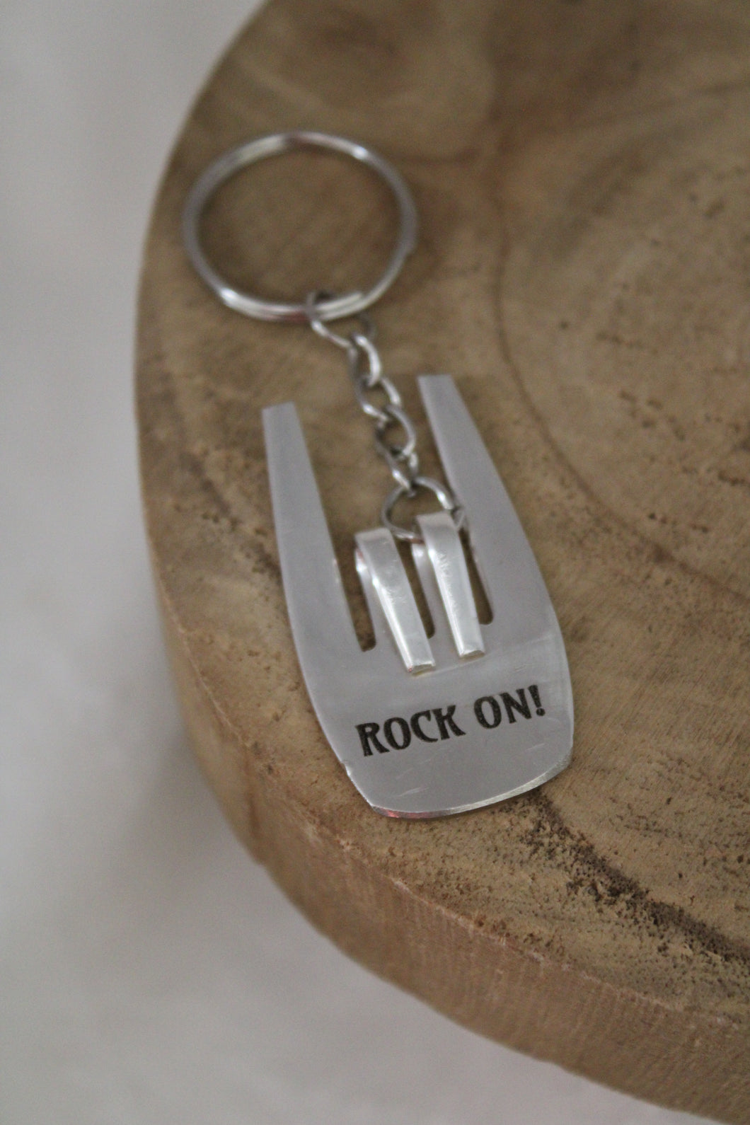 Rock On Keychain
