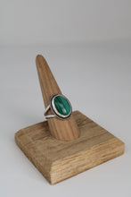 Load image into Gallery viewer, Size 9 Malachite Ring
