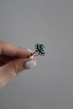 Load image into Gallery viewer, Size 7.25 Malachite Ring
