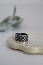 Load image into Gallery viewer, Spoon Ring | Checkers
