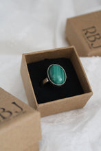 Load image into Gallery viewer, Size 7 Malachite Ring
