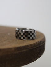 Load image into Gallery viewer, Spoon Ring | Checkers
