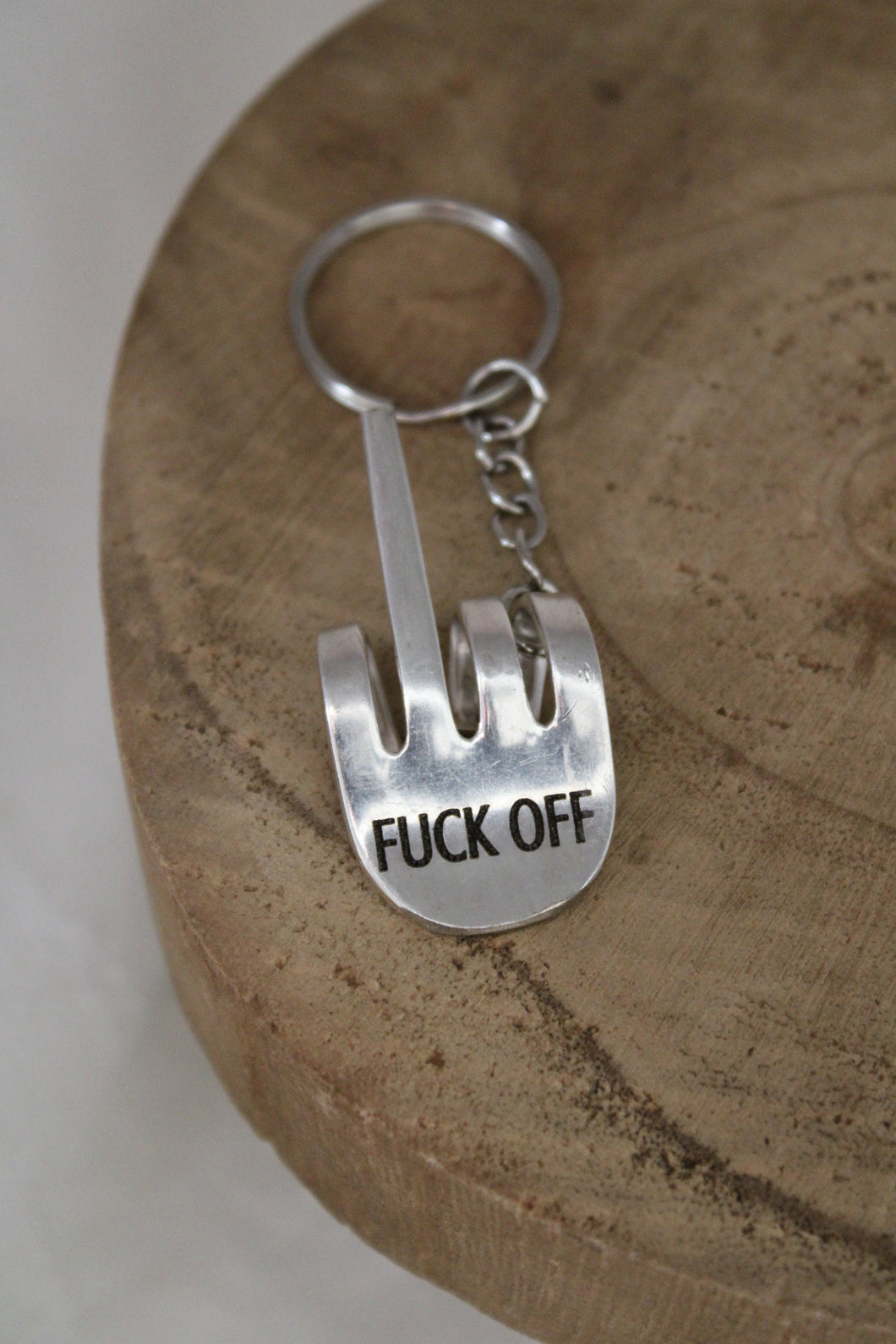 Fuck Off Keychain