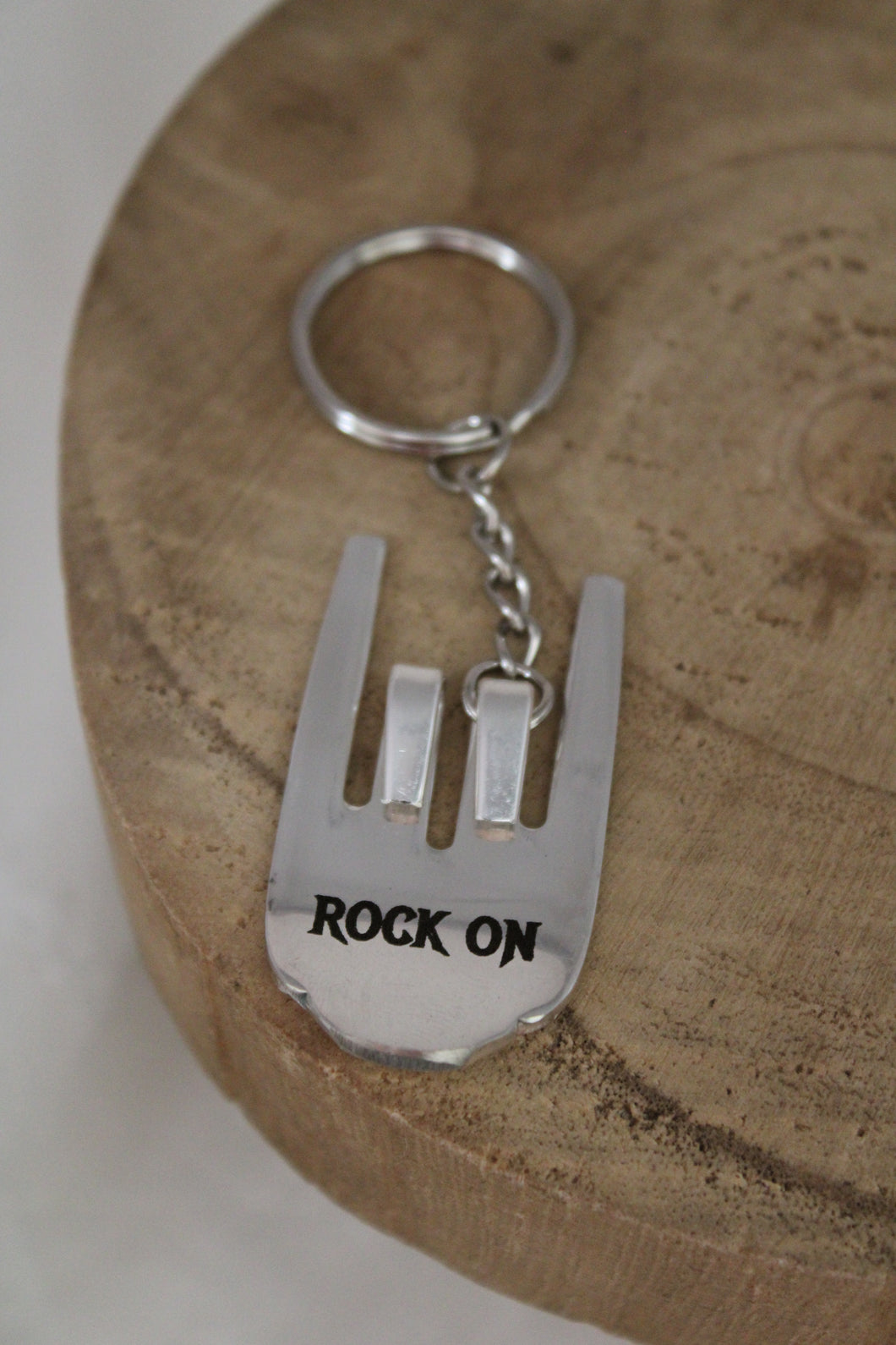 Rock On Keychain