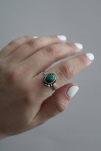 Load image into Gallery viewer, Size 8.5 Malachite Ring
