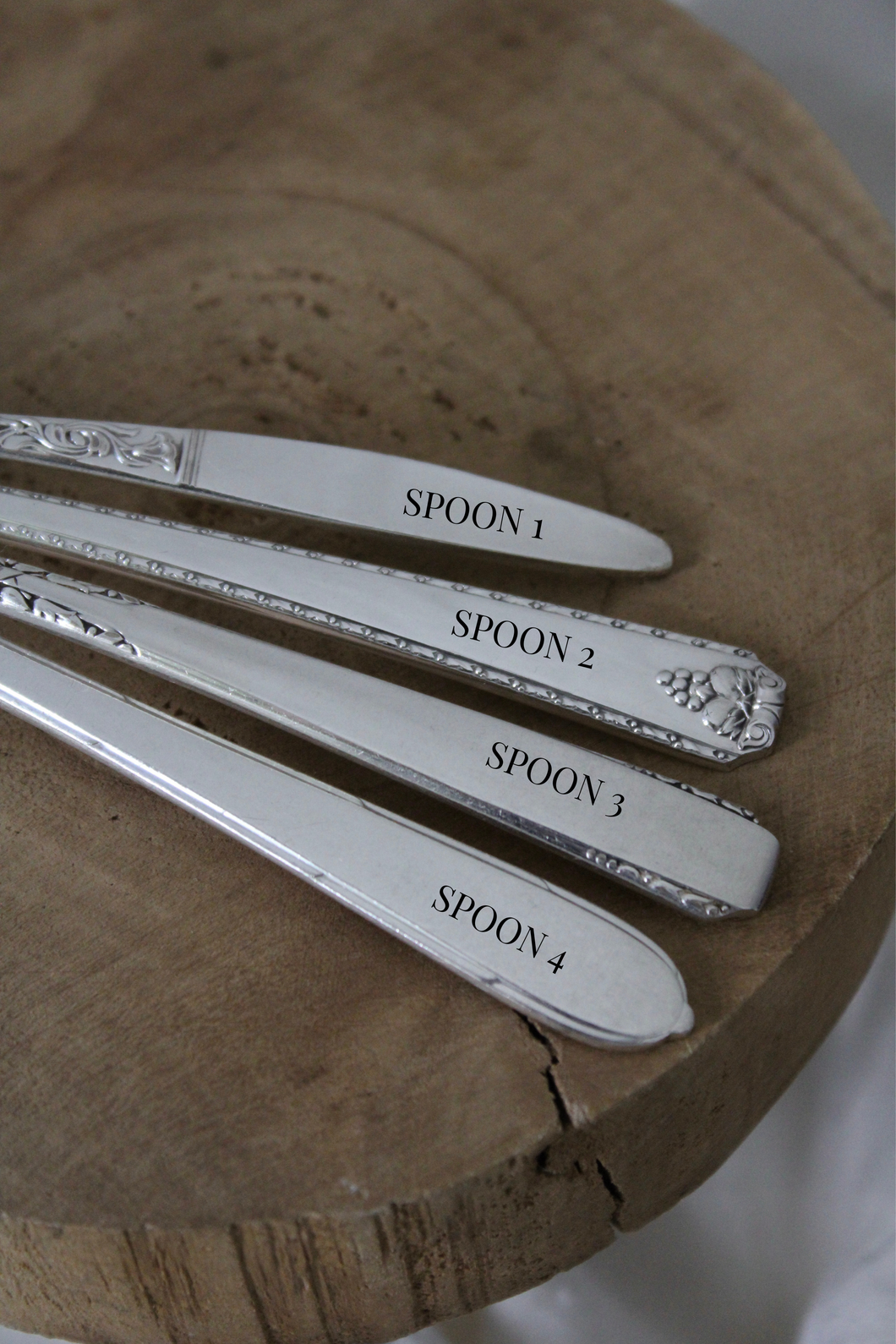 Custom Text Spoon Ring | Any Size