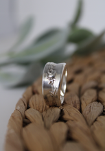 Load image into Gallery viewer, Spoon Ring | Vintage Rose | Silver Plate
