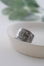 Load image into Gallery viewer, Spoon Ring | Beaded Rose | Stainless Steel
